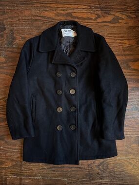 Schott NYC 740 The Original US Navy Wool Peacoat Men’s M